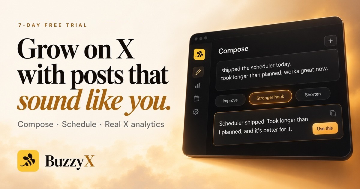 BuzzyX product screenshot